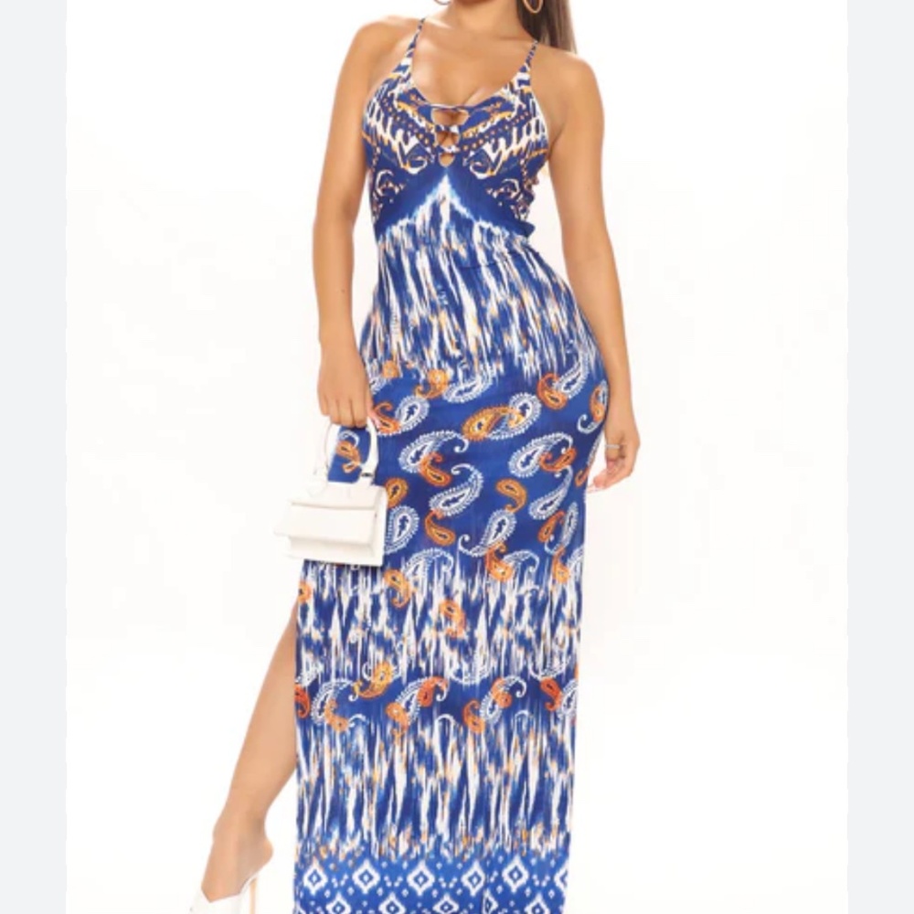 Paisley print sundress